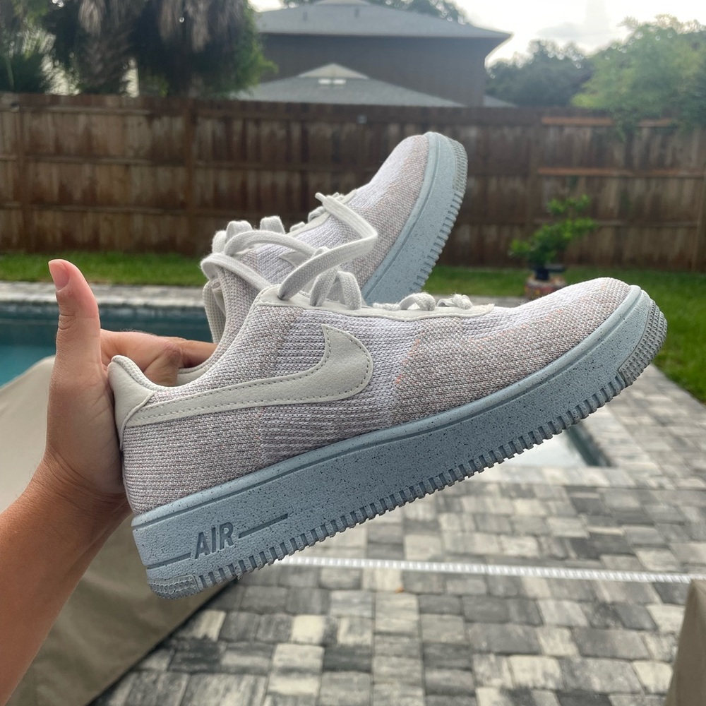 Nike White and Gray Sneakers Classic Design